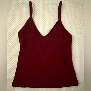 Juniors Brandy ❤️ Melville Red Tank Top Size Small